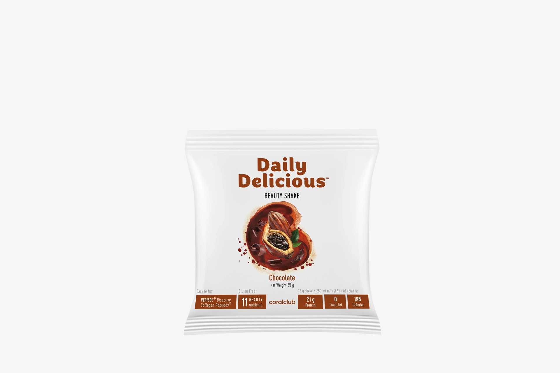 Daily Delicious Beauty Shake o smaku czekoladowym